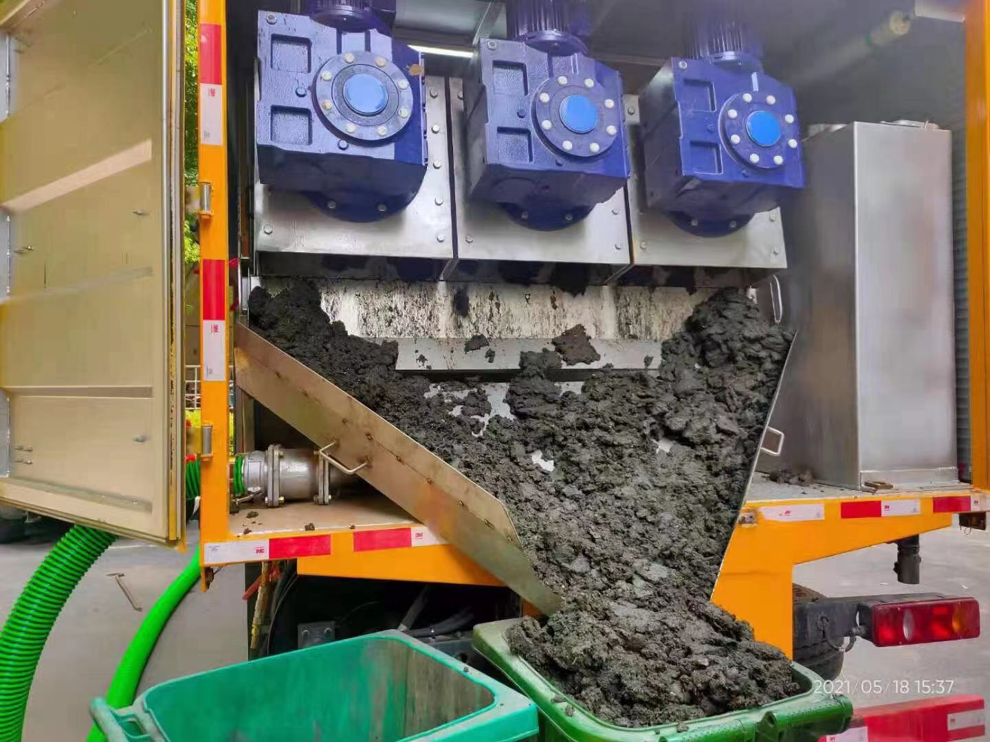 溧阳化粪池清掏城市维护站-泥浆净化干湿分离处理